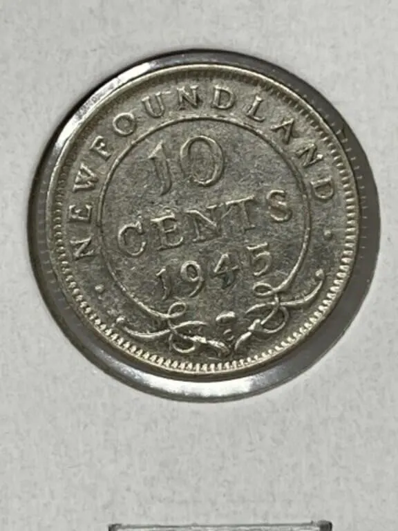 1945 Nfld 5 Cents