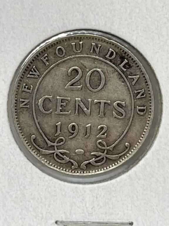 1912 Nfld 20 Cents