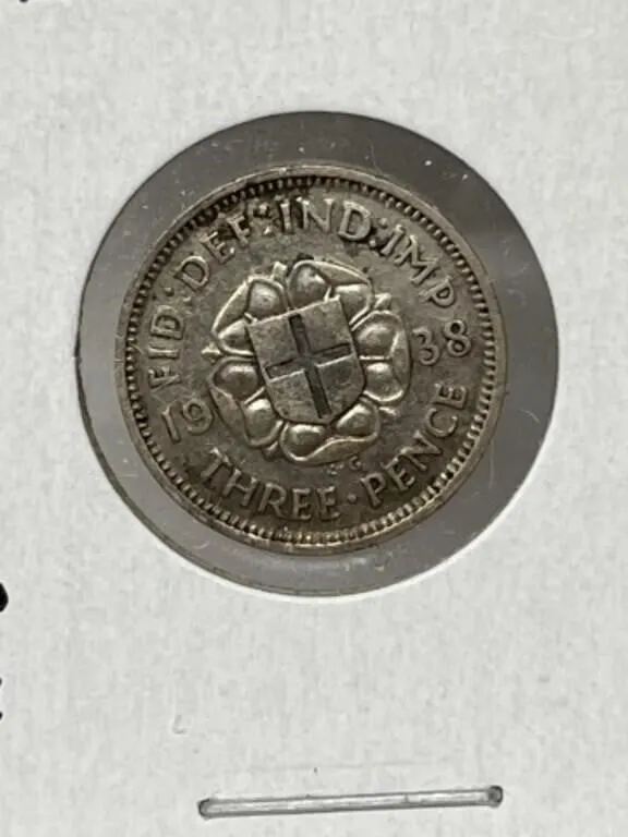 1938 G B 3 Pence
