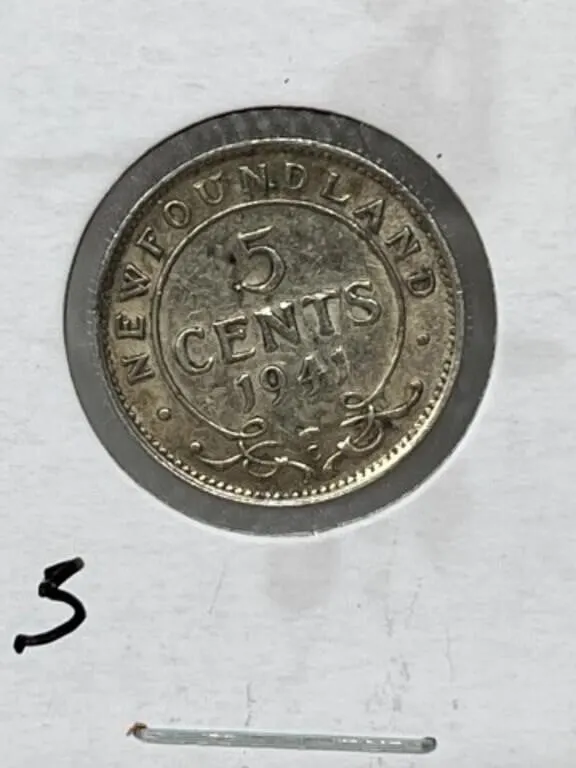 1941 Nfld 5 Cents - Silver