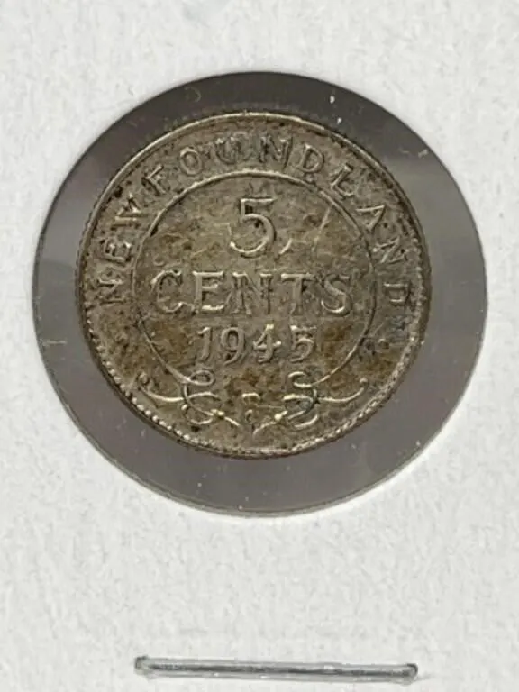 1945 Nfld 5 Cents