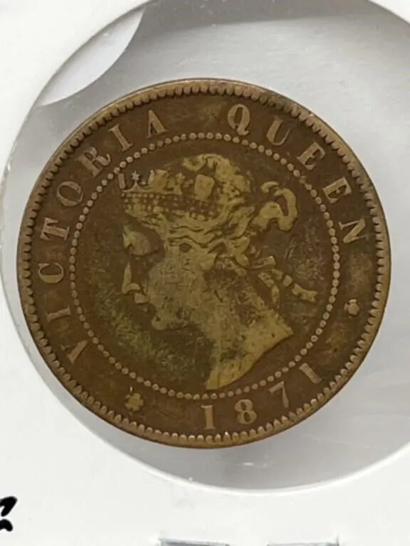 1871 P E I Large Cent
