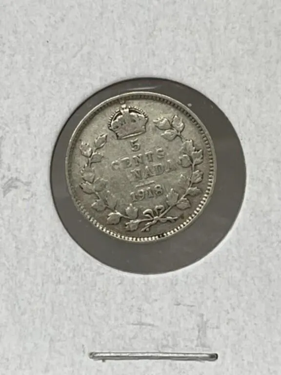 1918 Cdn 5 Cents