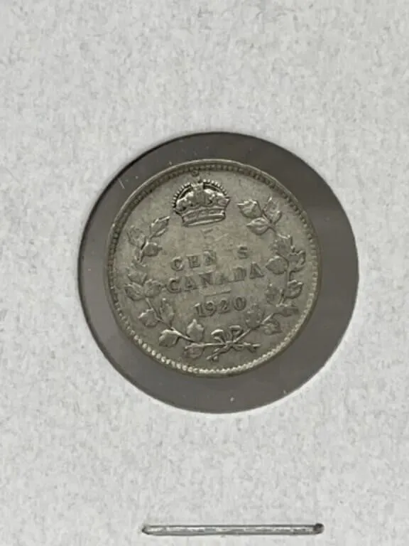 1920 Cdn 5 Cents
