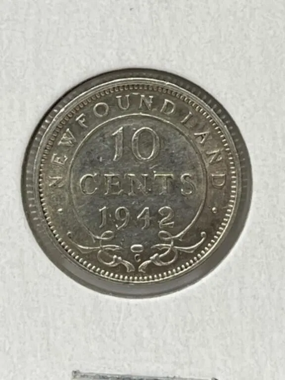 1942 Nfld 10 Cents