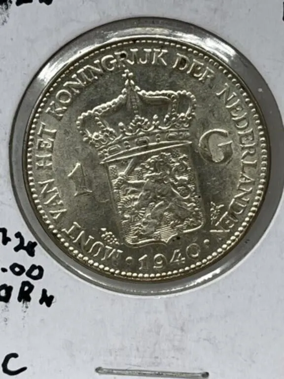 1940 Neth 1 Gulden