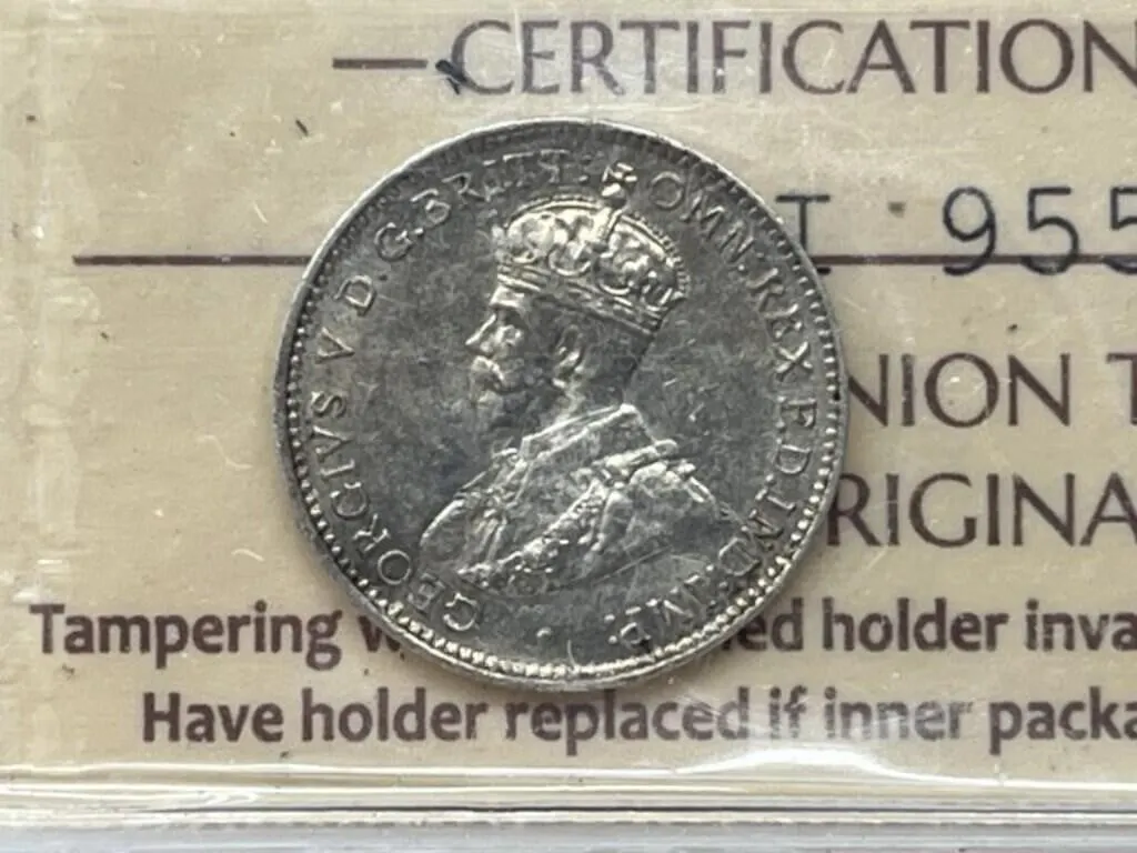 1920m Australia 3 Pence- Iccs Au50