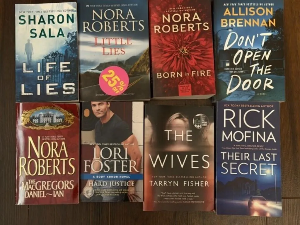 Box of Paperback Novels