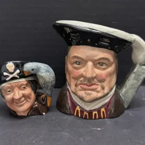 2 Royal Doulton Character Jugs - Long John