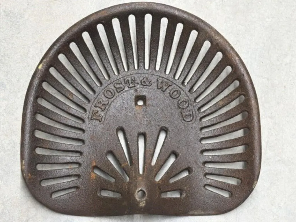 Cast Iron � Frost & Wood � Tractor Seat