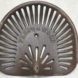 Cast Iron � Frost & Wood � Tractor Seat