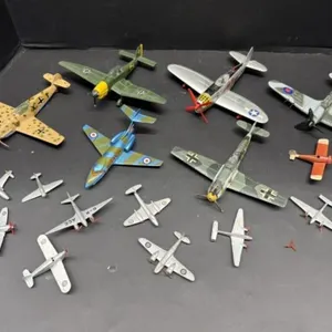 Vintage Dinky Toys Planes (16) Various Sizes &