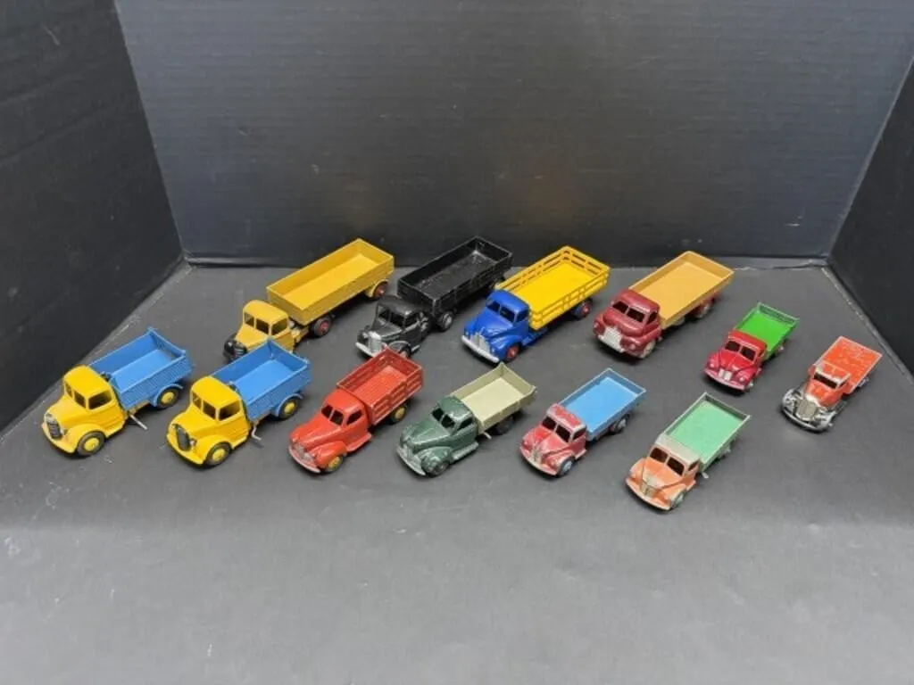 Various Vintage Dinky Toy Trucks - Big Bedford,