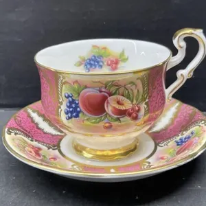 Paragon Harvest Fruit Teacup & Saucer