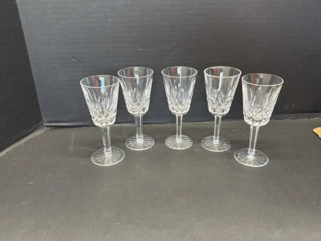 Waterford Crystal Sherry Glasses (5)
