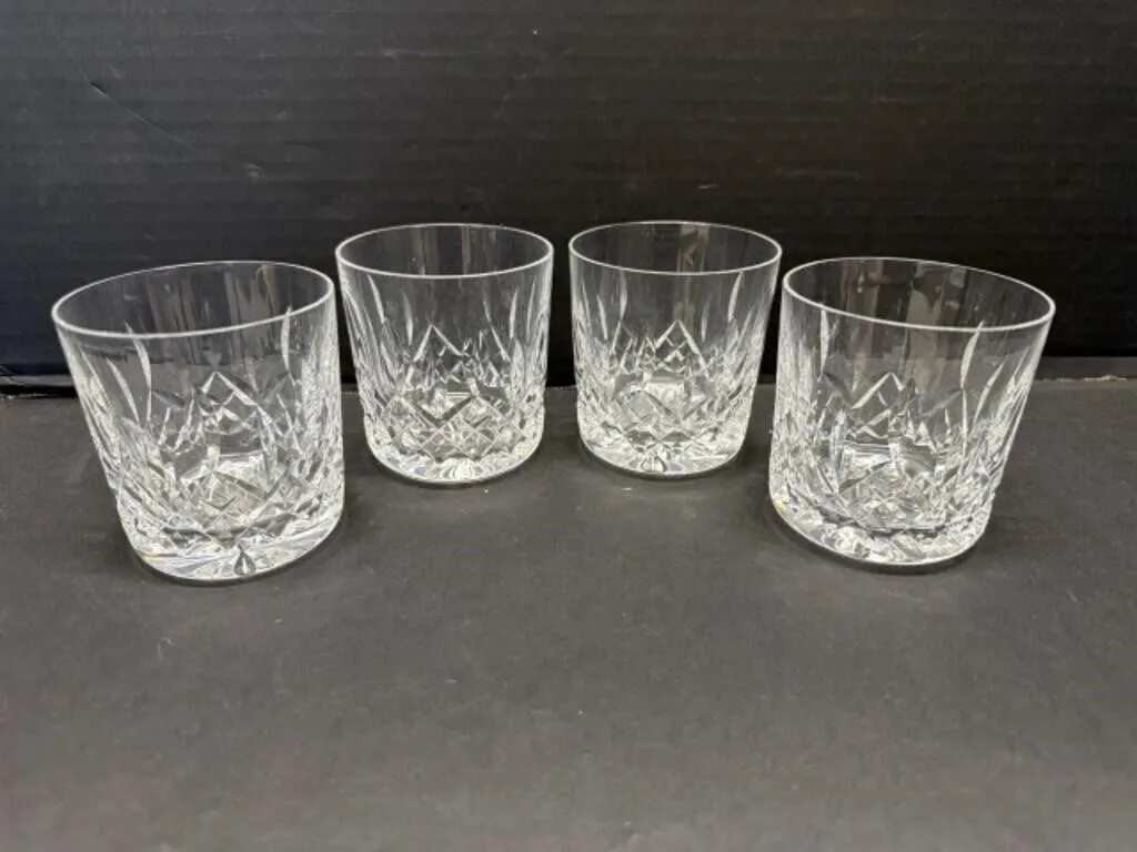 Waterford Crystal Whiskey Tumblers (4)