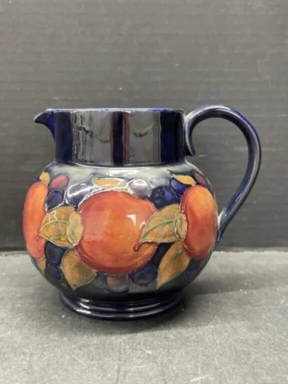 Moorcroft Pomegranate Pattern Pitcher, 5.5 " tall