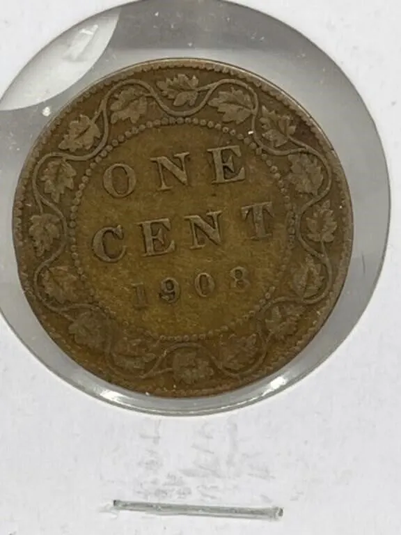 1908 Cdn Large Penny