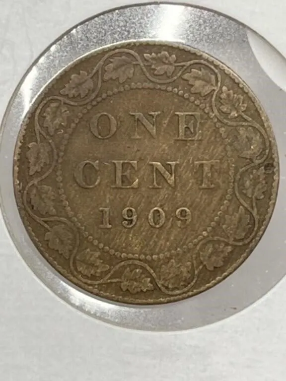 1909 Cdn Large Penny