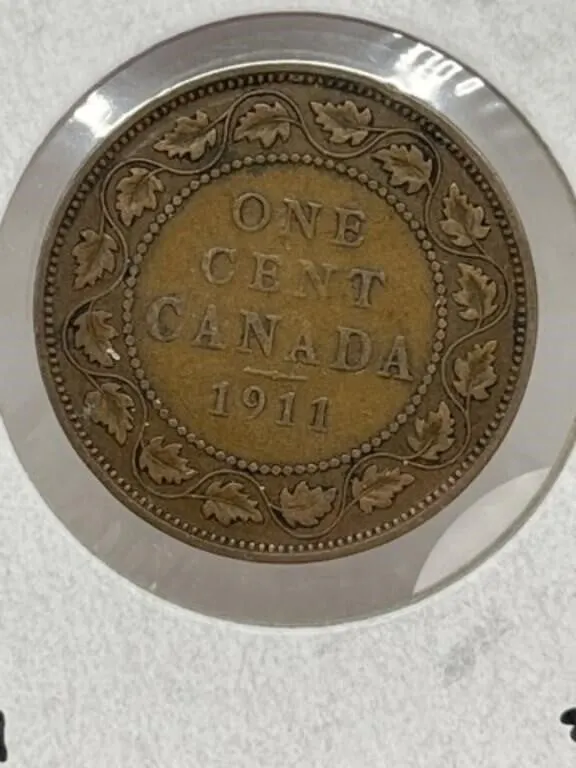 Cdn Large Cents- 1911