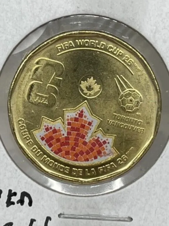 2026 Cdn Loonie Fifa Coloured
