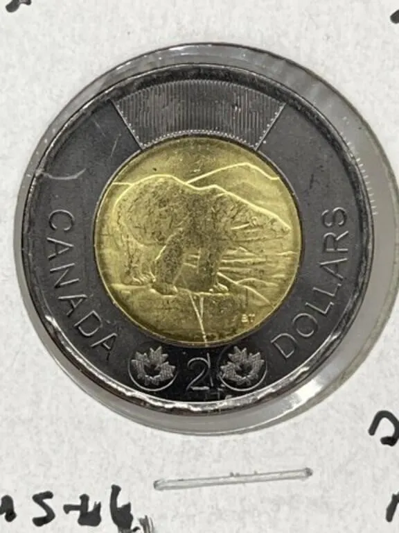 2022 Cdn Toonie-dark Rim