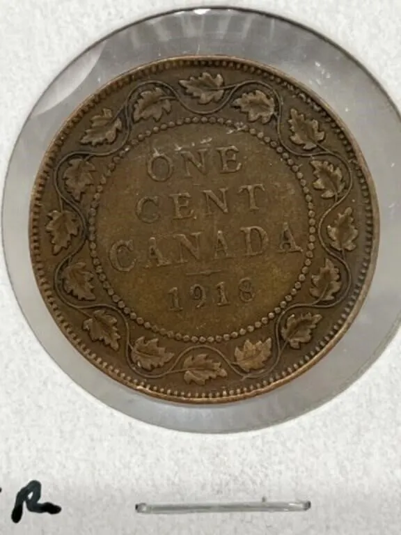 1918 Cdn Large Penny