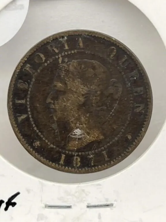 1871 P E I Large Cent
