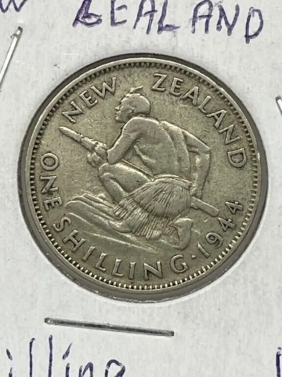 1944 N Zealand Shilling