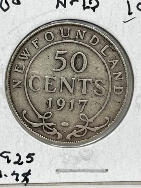 1917 Nfld 50 Cents