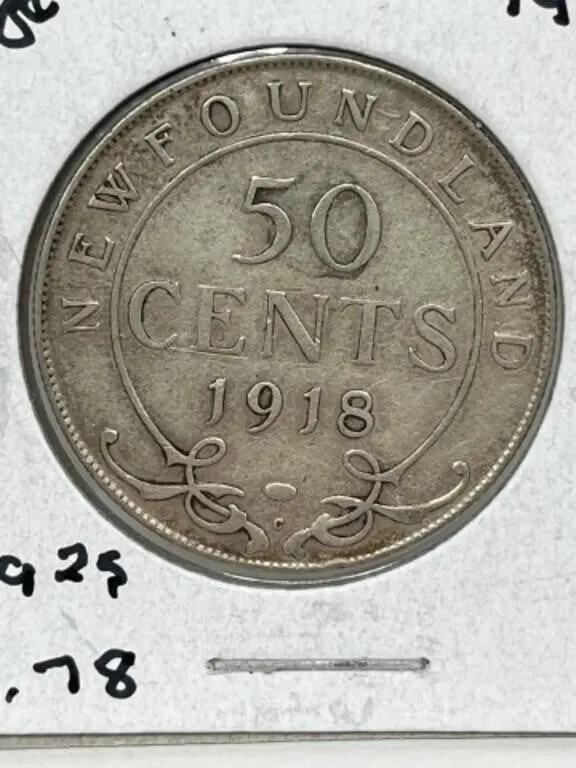 1918 Nfld 50 Cents