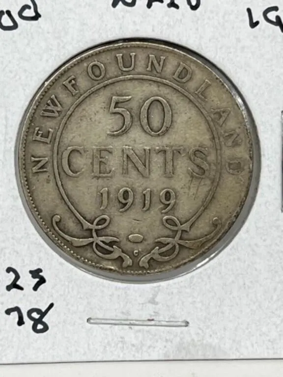 1919 Nfld 50 Cents
