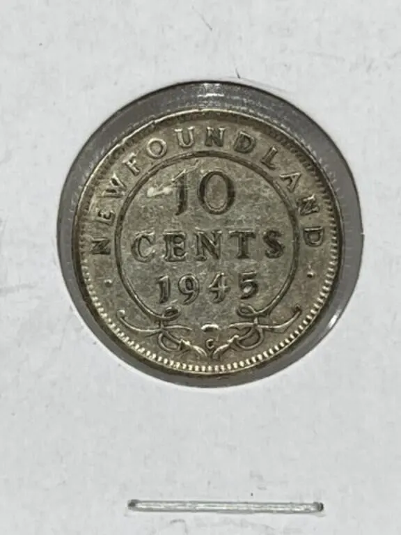 1945 Nfld 10 Cents