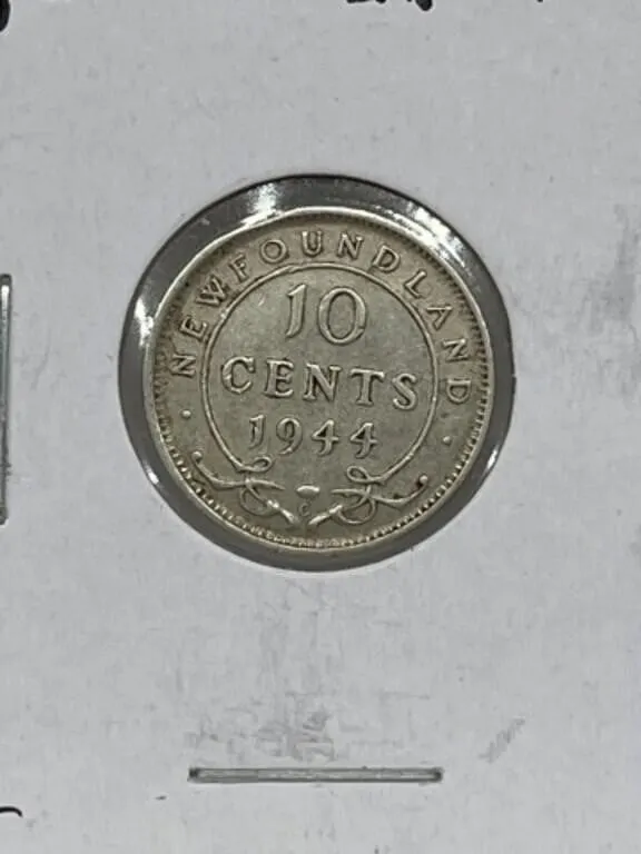 1944 Nfld 10 Cents