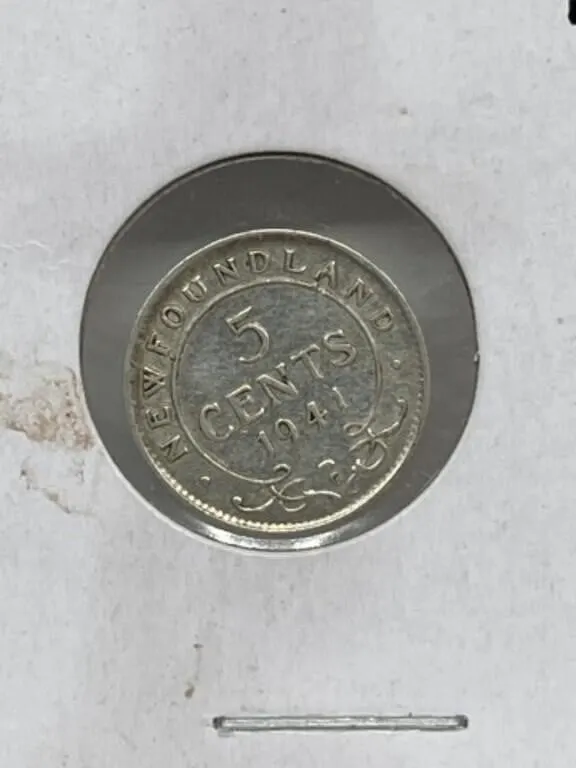 1941 Nfld 5 Cents