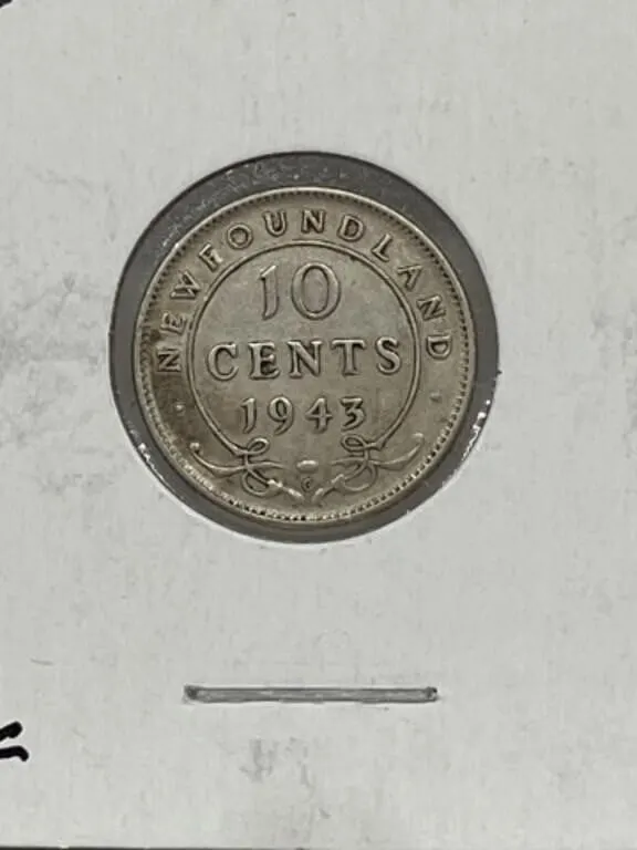 1943 Nfld 10 Cents