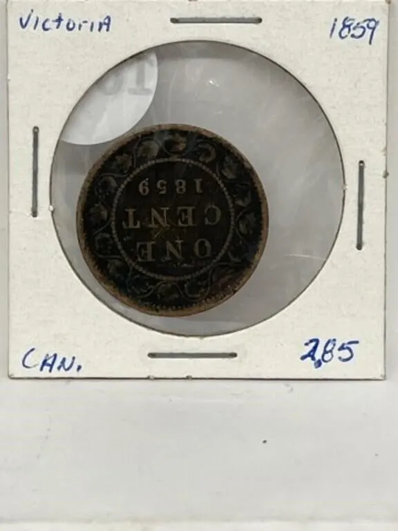 1859 Cdn Large Penny - Victoria