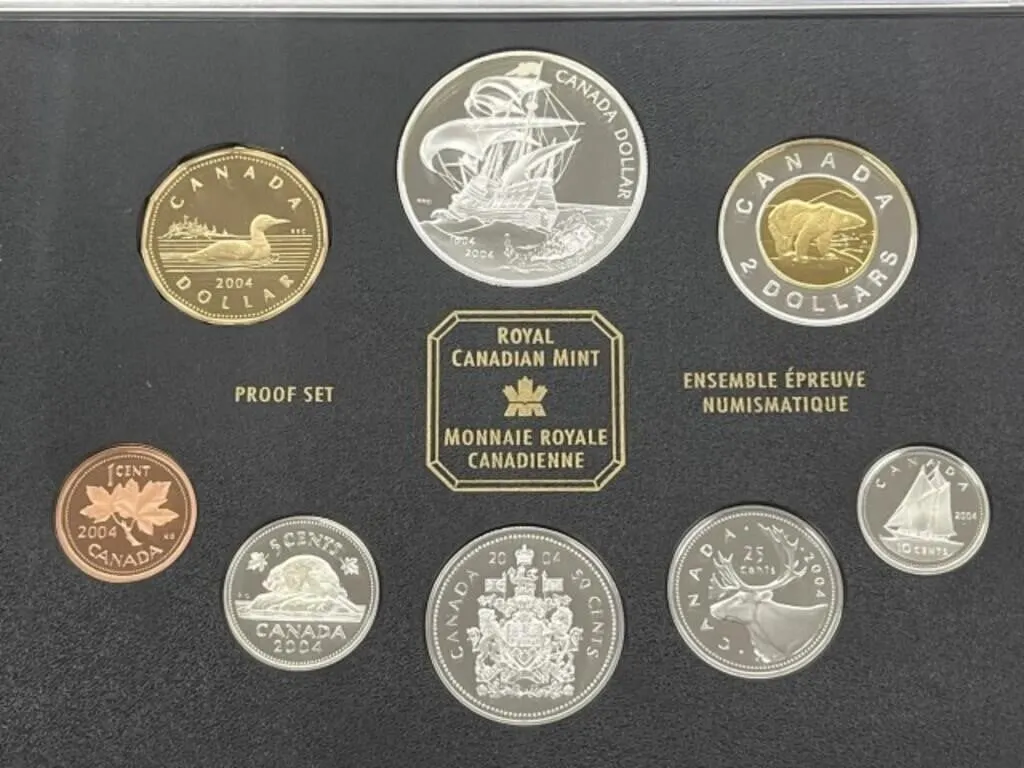 2004 Cdn Proof Set - 1st French Settlement