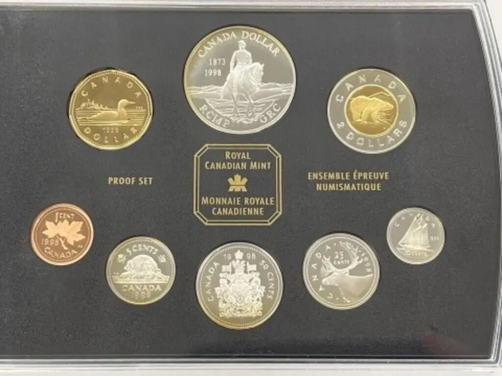 1998 Cdn Proof Set - Rcmp 125th