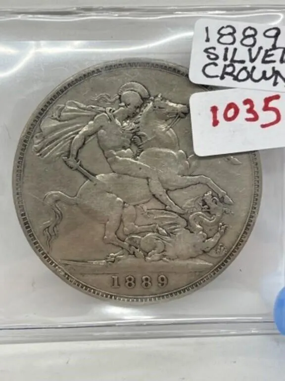 1889 British Silver Crown