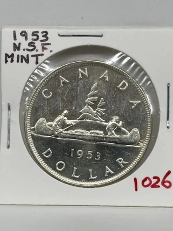 1953 Cdn Silver Dollar - Mint
