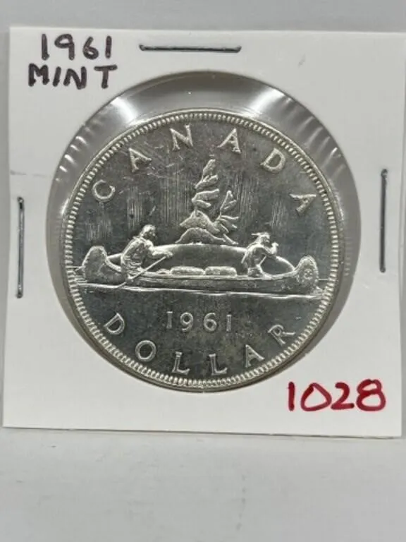 1961 Cdn Silver Dollar - Mint