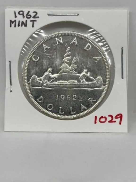 1962 Cdn Silver Dollar - Mint