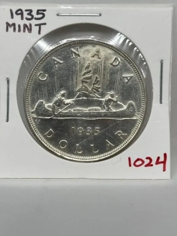 1935 Cdn Silver Dollar - Mint