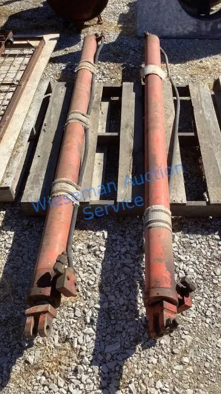 HYDRAULIC CYLINDERS - APPROXIMATELY 8FT LONG
