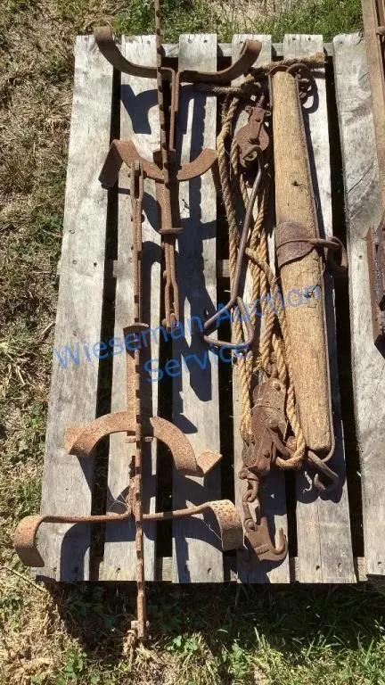 LADDER JACK, FENCE STRETCHER, ROLLER BARN TRACK,