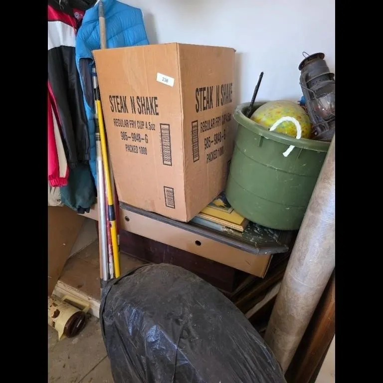 Contents of cubby