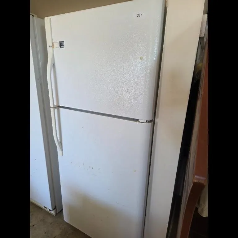 White Top Freezer Refrigerator - Used