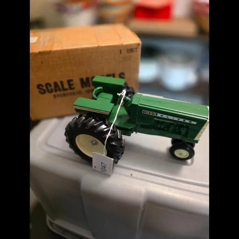 1955 Oliver Tractor Diecast Model Toy - Green