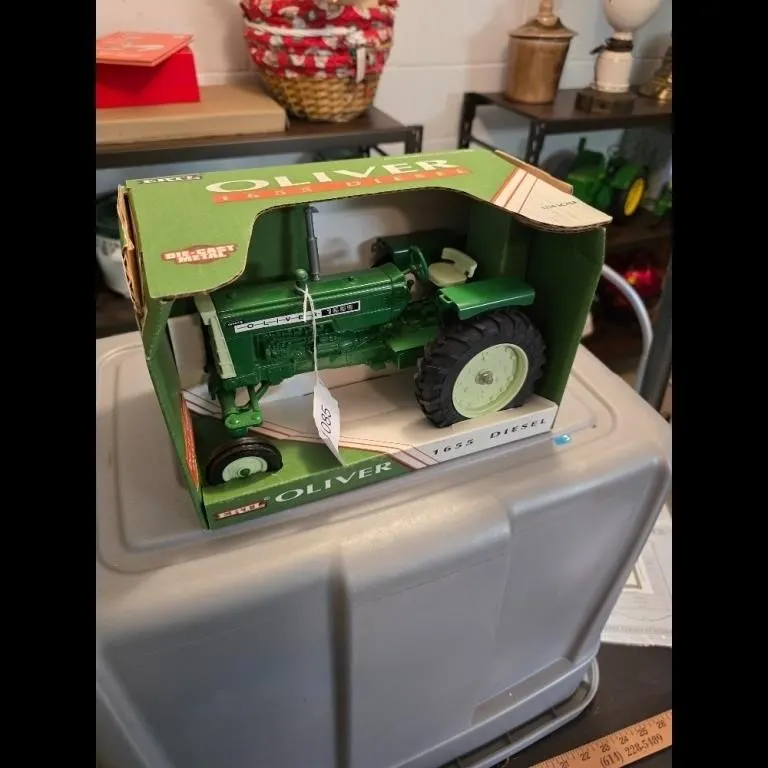 Ertl Oliver 1655 Diesel Tractor Toy in Box